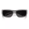 ARNETTE AN4345-296187 Męskie okulary przeciwsłoneczne prostokątne matowa czerń szary 62mm