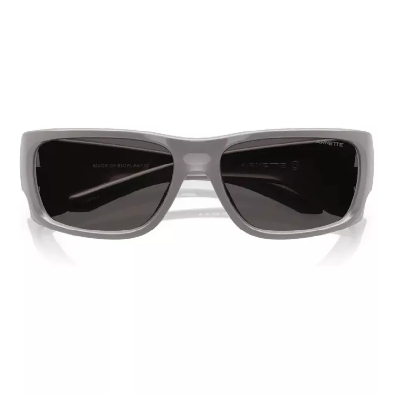 ARNETTE AN4345-296187 Męskie okulary przeciwsłoneczne prostokątne matowa czerń szary 62mm