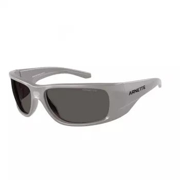 ARNETTE AN4345-296187 Męskie okulary przeciwsłoneczne prostokątne matowa czerń szary 62mm