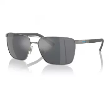Okulary przeciwsłoneczne ARNETTE męskie AN3091-7416G matowa czarna oprawka szare lustrzane srebrne szkła 61mm