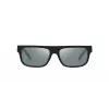 Okulary przeciwsłoneczne ARNETTE AN4278-12006G dla mężczyzn - matowa czarna oprawka z propionianu, szare lustrzane soczewki poliwęglanowe, szerokość soczewki 55 mm