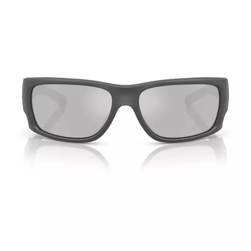 Okulary przeciwsłoneczne ARNETTE męskie AN4345-28706G prostokątne matowa czarna oprawka szare lustrzane srebrne szkła 62mm