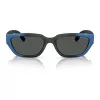 Okulary przeciwsłoneczne ARNETTE męskie AN4350-297587 matowa czerń ciemny szary 55mm
