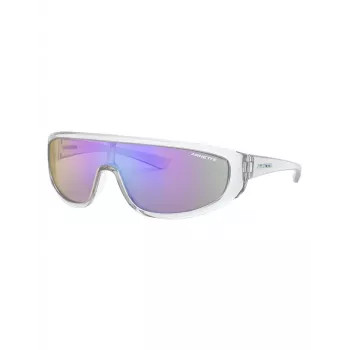 ARNETTE Unisex A42642634Y730 Okulary przeciwsłoneczne Shield Matowa przezroczysta szarość Ciemny szary 135mm