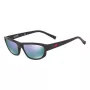 ARNETTE Okulary przeciwsłoneczne unisex AN4260-014V56 Matowa czarna oprawka Szare soczewki lustrzane 55mm