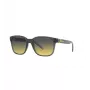 ARNETTE Unisex Okulary Przeciwsłoneczne AN432027862Q5 - Prostokątna Matowa Czarna Oprawka Propionowa z Polaryzacyjnymi Ciemnoszarymi Soczewkami Poliwęglanowymi - 55/19/145 mm