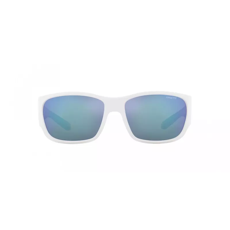 ARNETTE Okulary przeciwsłoneczne unisex AN43242863Y76 - Oprawka matowa czarna, soczewki ciemnoszare lustrzane srebrne, 61 mm