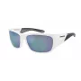 ARNETTE Okulary przeciwsłoneczne unisex AN43242863Y76 - Oprawka matowa czarna, soczewki ciemnoszare lustrzane srebrne, 61 mm