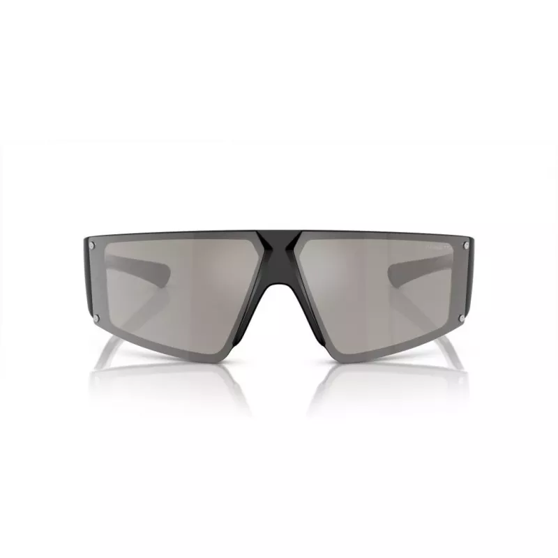 ARNETTE Unisex Okulary Przeciwsłoneczne AN433229006G6 - Matowa czarna oprawka, soczewki lustrzane szaro-zielone, 69/09/130 mm