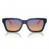 ARNETTE Unisex Okulary Przeciwsłoneczne AN4334-12422H Matowa Czerń Kształt Prostokątny Polaryzacyjne 53mm