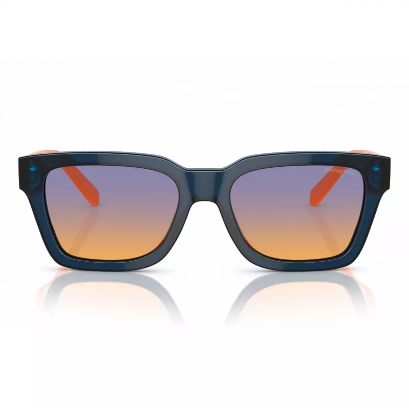 ARNETTE Unisex Okulary Przeciwsłoneczne AN4334-12422H Matowa Czerń Kształt Prostokątny Polaryzacyjne 53mm