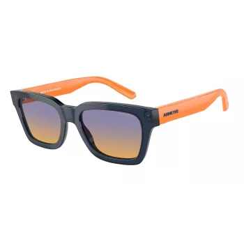 ARNETTE Unisex Okulary Przeciwsłoneczne AN4334-12422H Matowa Czerń Kształt Prostokątny Polaryzacyjne 53mm