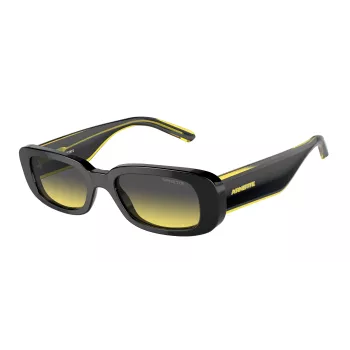 ARNETTE Women AN4317-12412Q Okulary przeciwsłoneczne - przezroczysta szara oprawka, ciemnoszare szkła, 50/19/145 mm