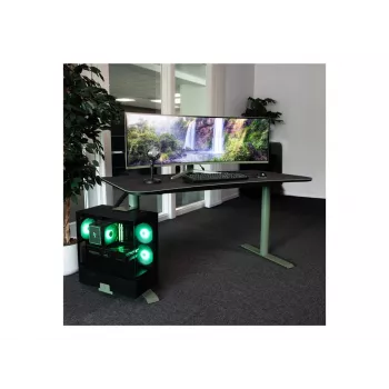Arozzi Arena Medium ARENA-MEDIUM-FST biurko gamingowe, 140 × 75,5 cm, Forest Green