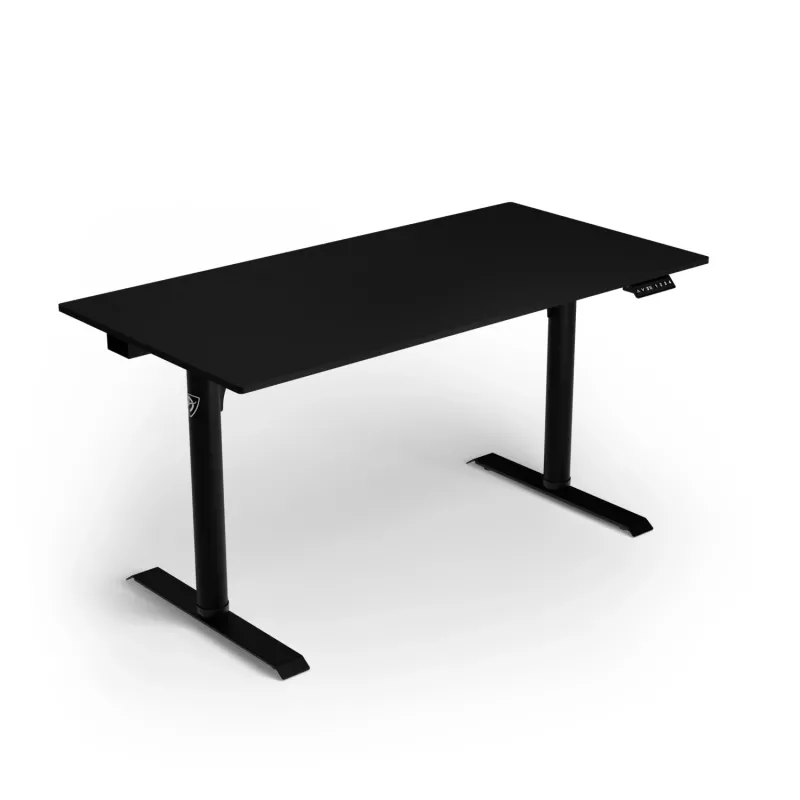 Arozzi Arena Nordico Biurko elektryczne z regulacją wysokości – podwójny silnik, 160x80 cm, czarne