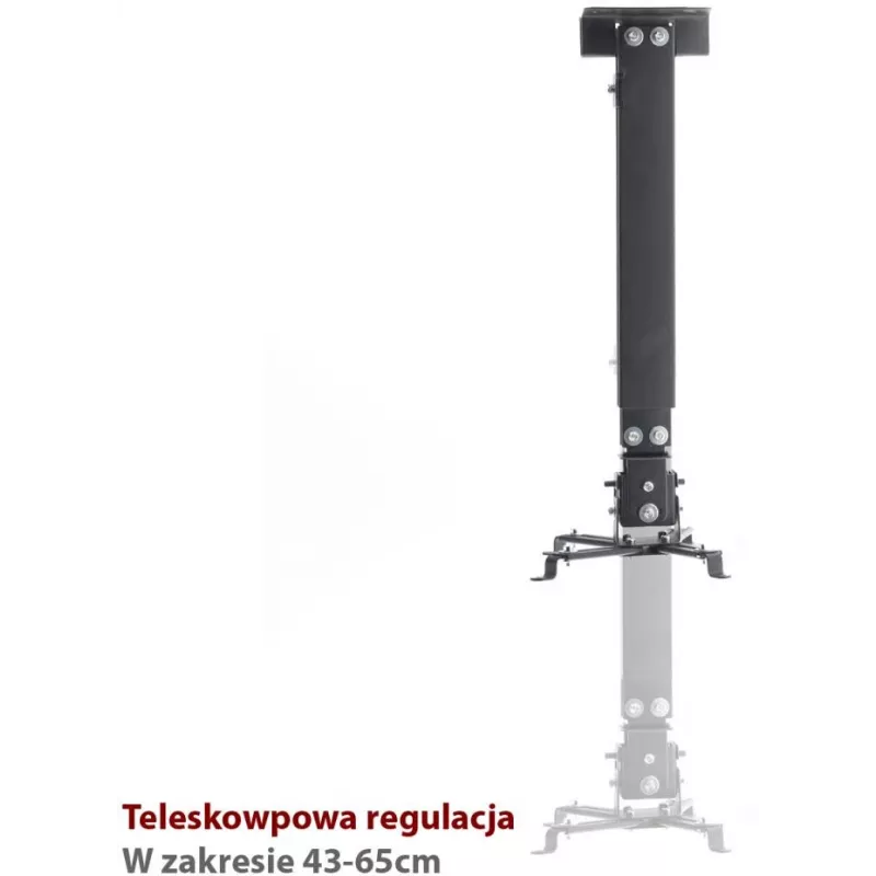 ART P-108 2-w-1 uchwyt do projektora sufit/ściana, uniwersalny, 15 kg, srebrny