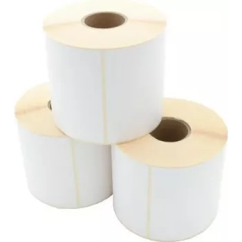 Rolka etykiet termotransferowych ARTDEV 101,6 x 76,2 mm, rdzeń 40 mm, średnica zewnętrzna 125 mm, 960 etykiet, białe, papier, klej stały