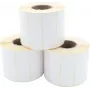 Rolka etykiet termotransferowych ARTDEV 70 x 25mm, średnica zewnętrzna 93mm, rdzeń 40mm, 1500 etykiet na rolkę, biały papier, klej stały, wykończenie matowe