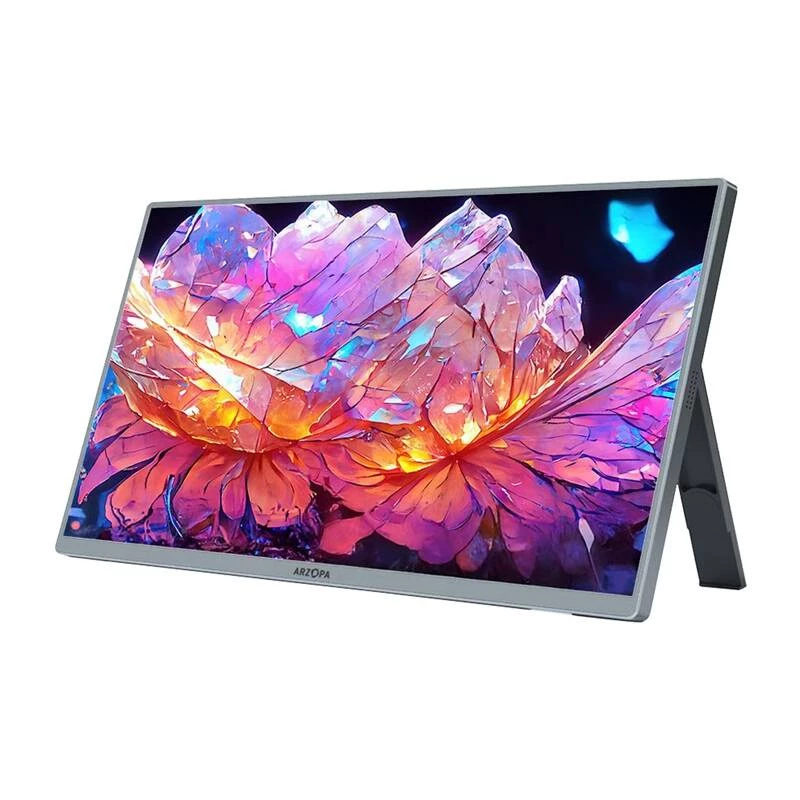 Arzopa A3C Pro 13.3 inch 1080P Przenośny Monitor, IPS, USB-C, Mini HDMI, HDR10, Wbudowane Głośniki, Inteligentna Pokrywa