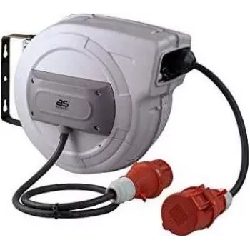 AS SCHWABE 15m 400V 16A 5-biegunowy przedłużacz bębnowy CEE H07RN-F 5G2.5 IP44 12649