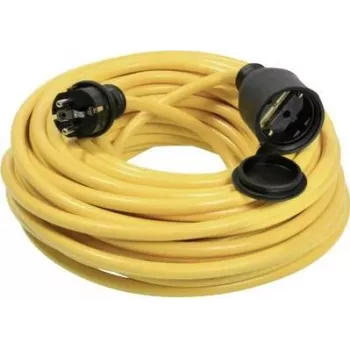 AS SCHWABE 60354 Ciężki gumowy przedłużacz 20 m H07RN-F 3G2.5 16 A IP44 Żółty