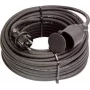 AS Schwabe 60382 Przedłużacz zasilający 5m Czarny H05VV-F 3G1.5 Schuko 16A 3500W VDE