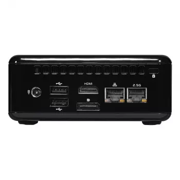 ASRock 4x4 BOX-4800U Barebone Mini PC, AMD Ryzen 7 4800U, 2x DDR4 SO-DIMM, 2x 2.5GbE, Wi-Fi 6, Czarny
