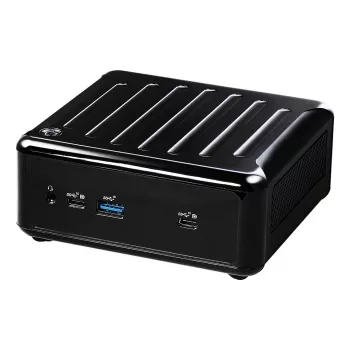 ASRock 4x4 BOX-4800U Barebone Mini PC, AMD Ryzen 7 4800U, 2x DDR4 SO-DIMM, 2x 2.5GbE, Wi-Fi 6, Czarny