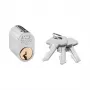 ASSA D12 podwójny cylinder 31/31 chrom, 3 klucze