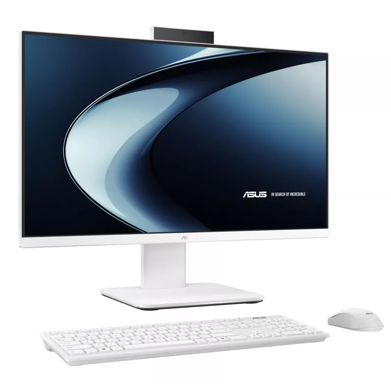 ASUS AiO 23.8 cala All-in-One PC, Intel Core 5 220H, 16GB DDR5, 512GB SSD, Windows 11 Pro, Biały