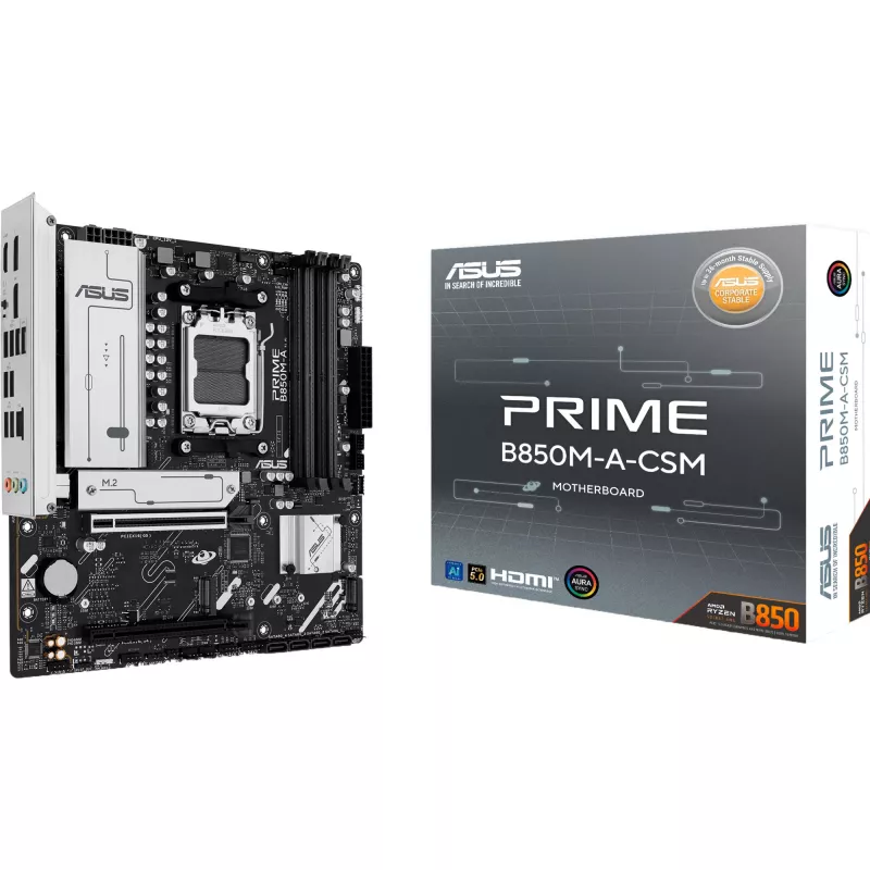 ASUS Prime B850M-A-CSM Micro-ATX Płyta Główna Socket AM5 AMD B850 Chipset