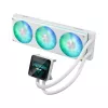 ASUS Prime LC II 360 ARGB LCD White Edition - 360mm AIO Liquid CPU Cooler z 3.5 inch LCD Display, 3x120mm ARGB Fans, Copper Base, dla AM4/AM5/LGA1700/LGA1851