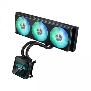 ASUS Prime SLC II 360 ARGB LCD AIO Chłodzenie cieczą CPU, Chłodnica 360 mm, 3 x 120 mm Wentylatory ARGB, LGA 1851/1700/1200/115x/AM5/AM4