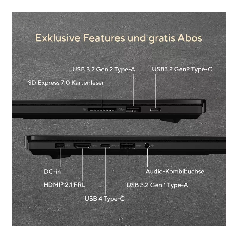 ASUS ProArt P16 (H7606WW-SE002X) AI Laptop, 16 cali 4K OLED, Ryzen AI 9 HX 370, 64GB RAM, 2TB SSD, RTX 5080, Windows 11 Pro