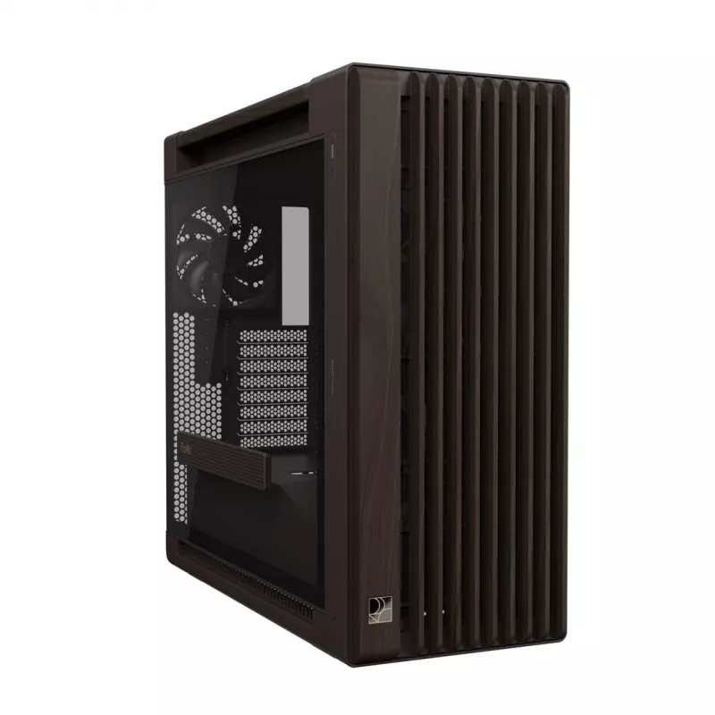 ASUS ProArt PA602 Wood Edition Retro Brown - Szklany panel hartowany Midi Tower