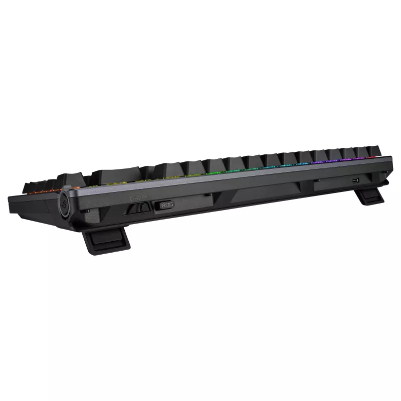 ASUS ROG Azoth 75% Hotswap Mechanical Keyboard, Tri-Mode RGB, OLED Display, PBT Keycaps, NX Switches, Black