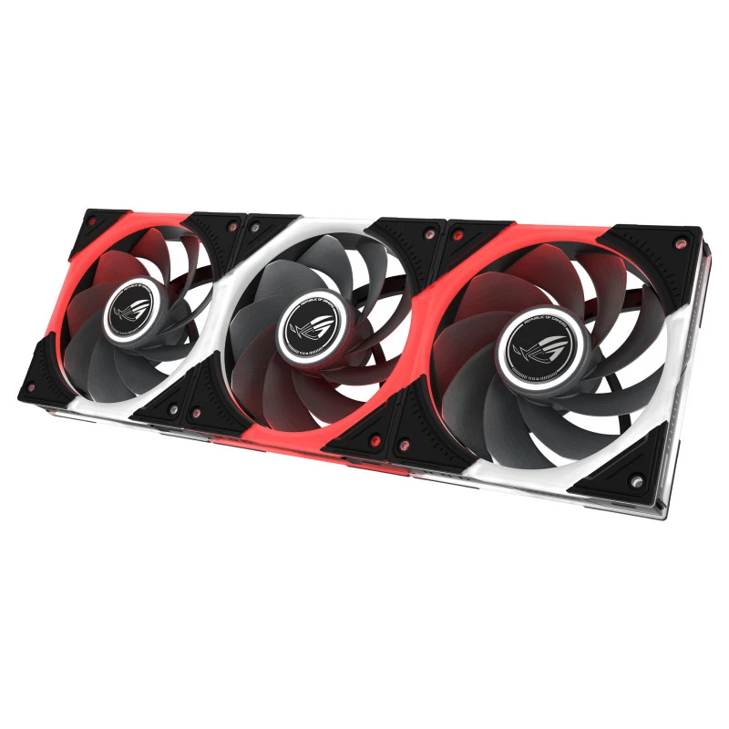 ASUS ROG Eurux GR120 ARGB Wentylator Reverse Black Edition, 120mm zestaw trzech