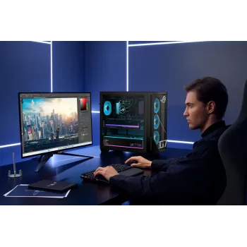 ASUS ROG G700 GM700TZ-R9800X283W Gaming Tower PC - AMD Ryzen 7 9800X3D, 32GB DDR5, 2TB SSD, Radeon RX 9070 XT, Windows 11 Home, czarny