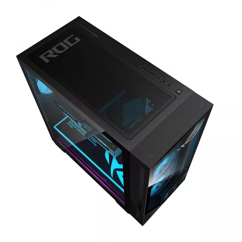 ASUS ROG G700 GM700TZ-R9800X283W Gaming Tower PC - AMD Ryzen 7 9800X3D, 32GB DDR5, 2TB SSD, Radeon RX 9070 XT, Windows 11 Home, czarny