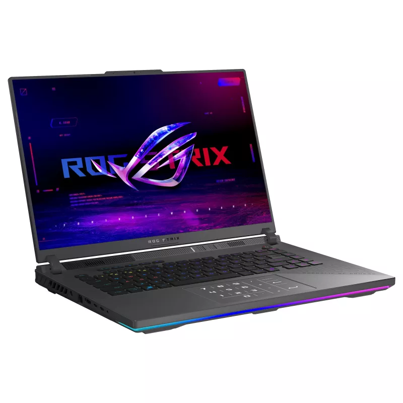 Laptop gamingowy ASUS ROG Strix G16 G614FR-TS229W, 16 cali WQXGA IPS 300Hz, AMD Ryzen 9 9955HX, 32GB DDR5, 1TB SSD, GeForce RTX 5070 Ti 12GB, Windows 11 Home, niemiecka klawiatura QWERTZ