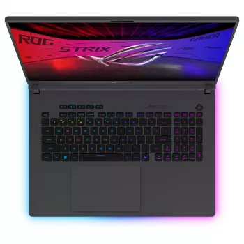 ASUS ROG Strix G18 G815LR-TT300W Laptop gamingowy, 18-calowy QHD+ 240Hz, Intel Core Ultra 9 290HX, 32GB RAM, 1TB SSD, NVIDIA GeForce RTX 5070 Ti, Windows 11 Home, klawiatura niemiecka, Eclipse Gray