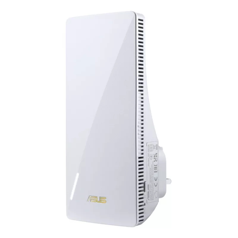 ASUS RP-BE58 Dwuzakresowy Wzmacniacz Wi-Fi 7, BE3456, 2.4GHz 574Mbps + 5GHz 2882Mbps, 1x Port Gigabit, AiMesh, WPA3, Biały