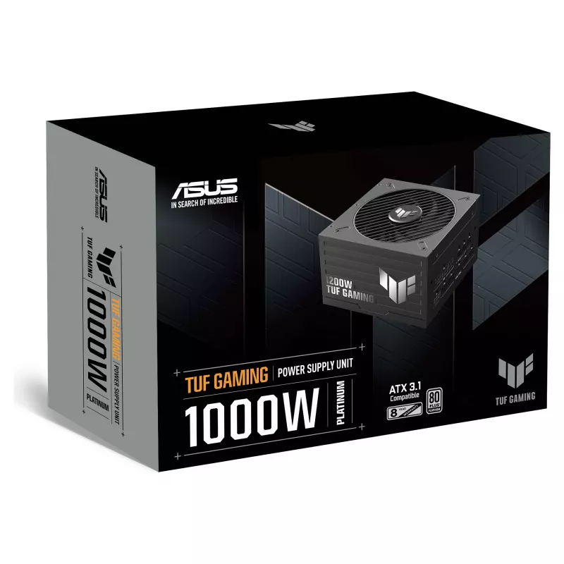 ASUS TUF-GAMING-1000P 1000W 80+ Gold Fully Modular ATX Power Supply (Black)