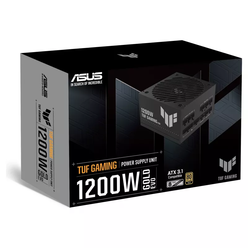 ASUS TUF Gaming 1200G EVO 1200W 80+ Gold w pełni modułowy zasilacz ATX