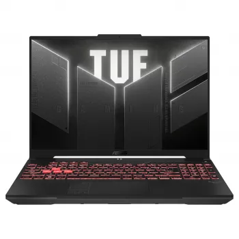 ASUS TUF Gaming A16 FA607NUQ-RL038W 16-calowy WUXGA 165Hz Laptop do gier, AMD Ryzen 7 7735HS, 16GB DDR5, 512GB SSD, NVIDIA GeForce RTX 4050 6GB, Windows 11 Home, Jaeger Gray, klawiatura niemiecka