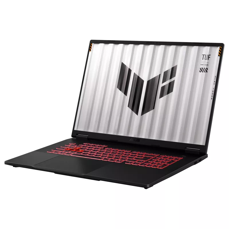 Laptop gamingowy ASUS TUF Gaming A18 FA808UP-S8133W, 18 cali WUXGA IPS 144Hz, AMD Ryzen 7 260, 16GB DDR5, 512GB SSD, GeForce RTX 5070 8GB, Windows 11 Home, niemiecka klawiatura QWERTZ