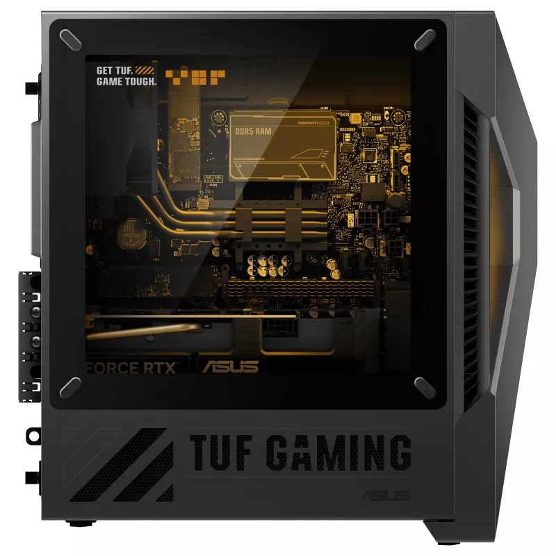 ASUS TUF Gaming T500 T500MV-07240H242W Intel Core 7 240H 32 GB DDR5-SDRAM 1 TB SSD NVIDIA GeForce RTX 5060 Ti Windows 11 Home Mini Tower PC Czarny, Szary