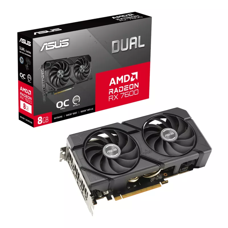 ASUS UWM 2 Zestaw Obudowa/Karta Graficzna/Zasilacz do Gier (A31 PLUS | RX 7600 | PRIME 750W)