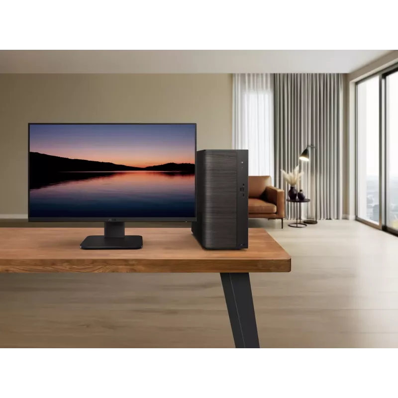 ASUS V700 Mini Tower VM701MG-OR7445039W Copilot+ PC, AMD Ryzen AI 7 445, 16GB DDR5, 512GB SSD, Windows 11 Home, Czarny z Drewnianym Akcentem