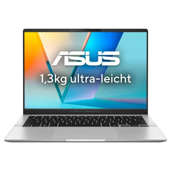 ASUS Vivobook S 14 S5406SAL-SF312W Laptop 14 cala OLED 3K 120Hz, Core Ultra 5 226V, 16GB RAM, 512GB SSD, Windows 11 Home, klawiatura niemiecka